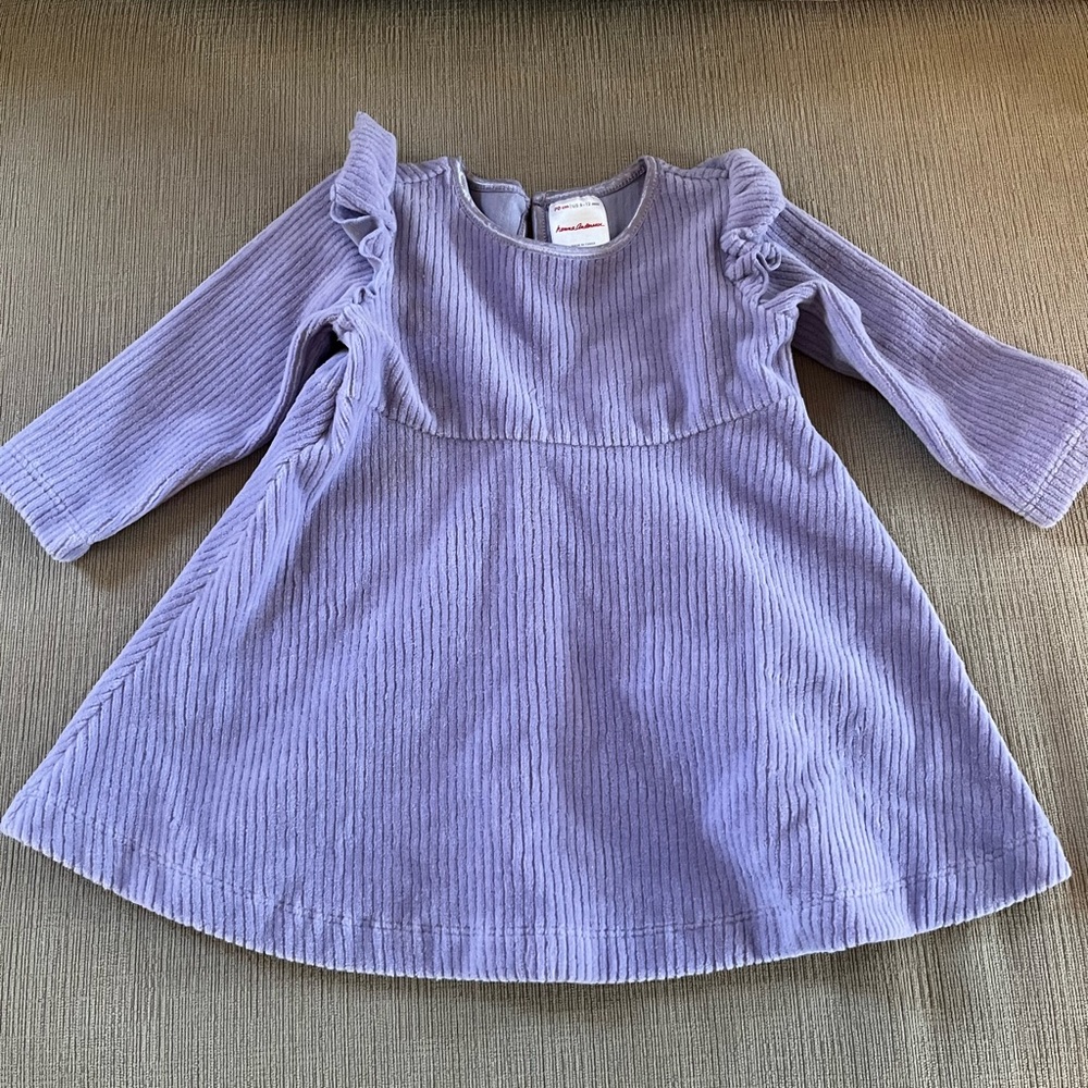 Hanna Andersson Lavender Corduroy Dress